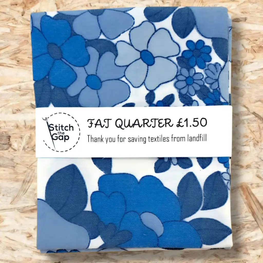 Blue Floral Fat Quarter