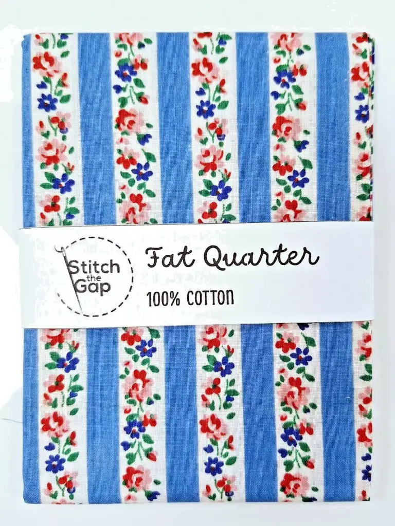 Floral Stripes Fat Quarter