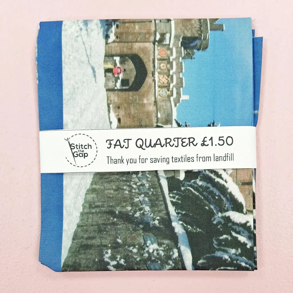 Festive Winter Scene Fat Quarter