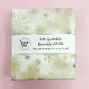 Beige Christmas Snowflake Fat Quarter Bundle