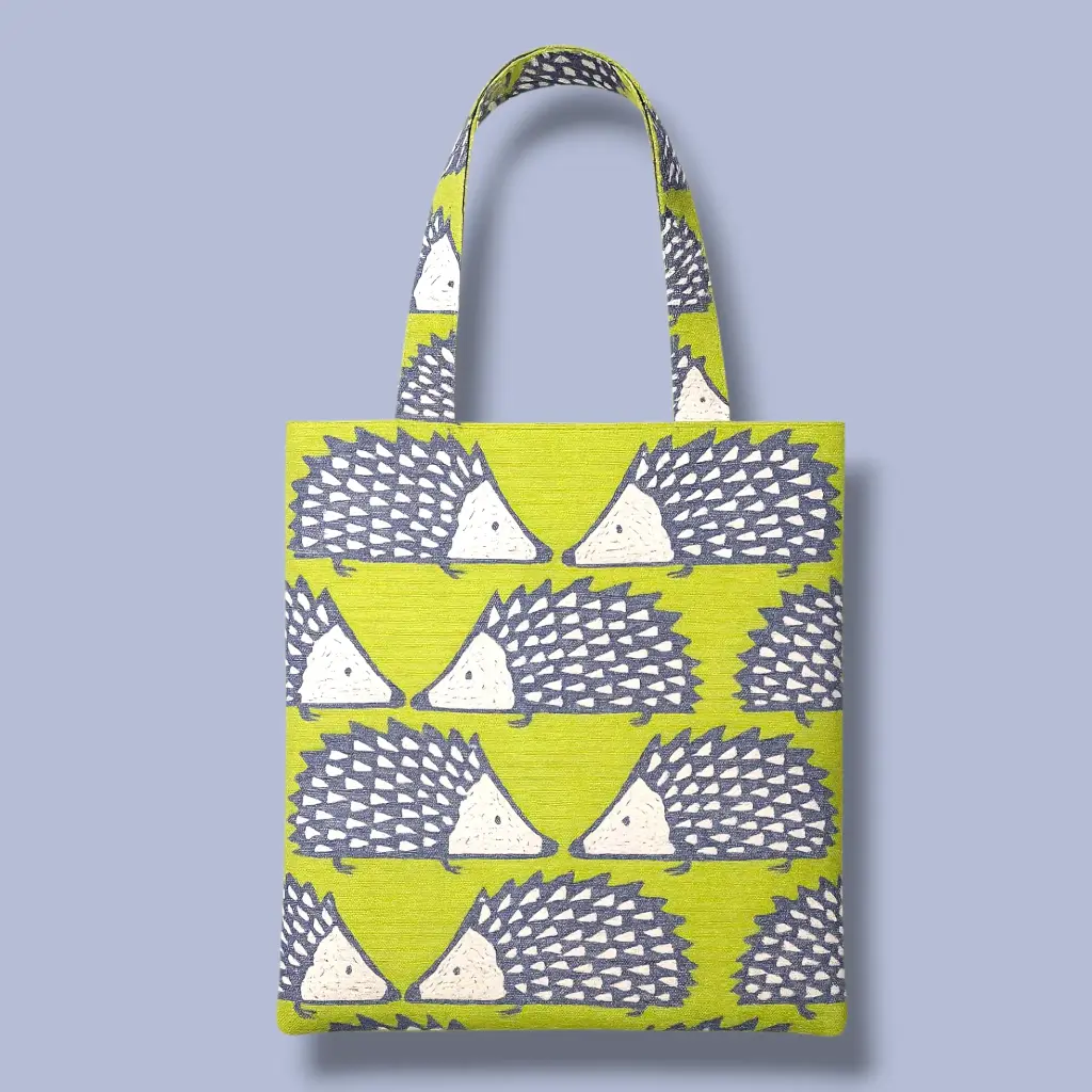 Make Your Own Tote Bag Kit - Hedgehog Print