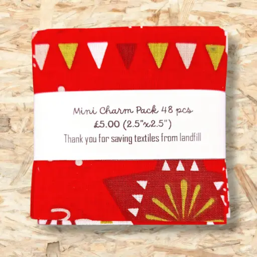 Festive Greens and Reds Mini Charm Pack (48 pcs)