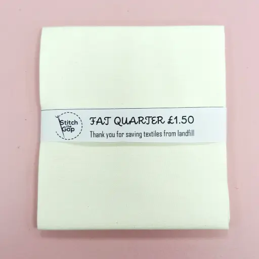 Plain Cream Fat Quarter