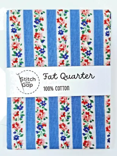 Floral Stripes Fat Quarter