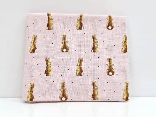 Light Pink Rabbit Fat Quarter