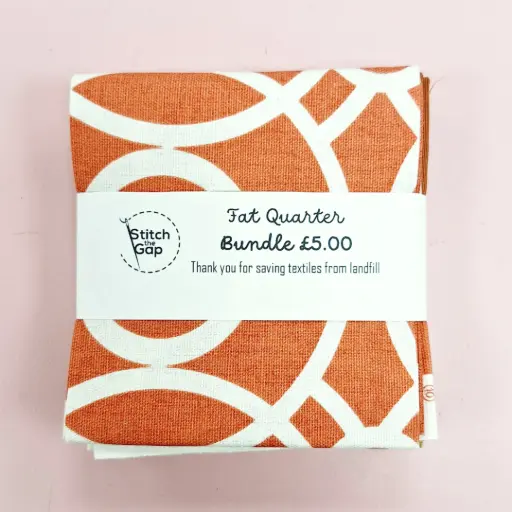 Orange Abstract Fat Quarter Bundle